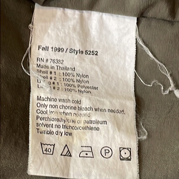 Timberland Performance Size XL Green Nylon Interior Pocket 3 Front Pocke… - Picture 15 of 16